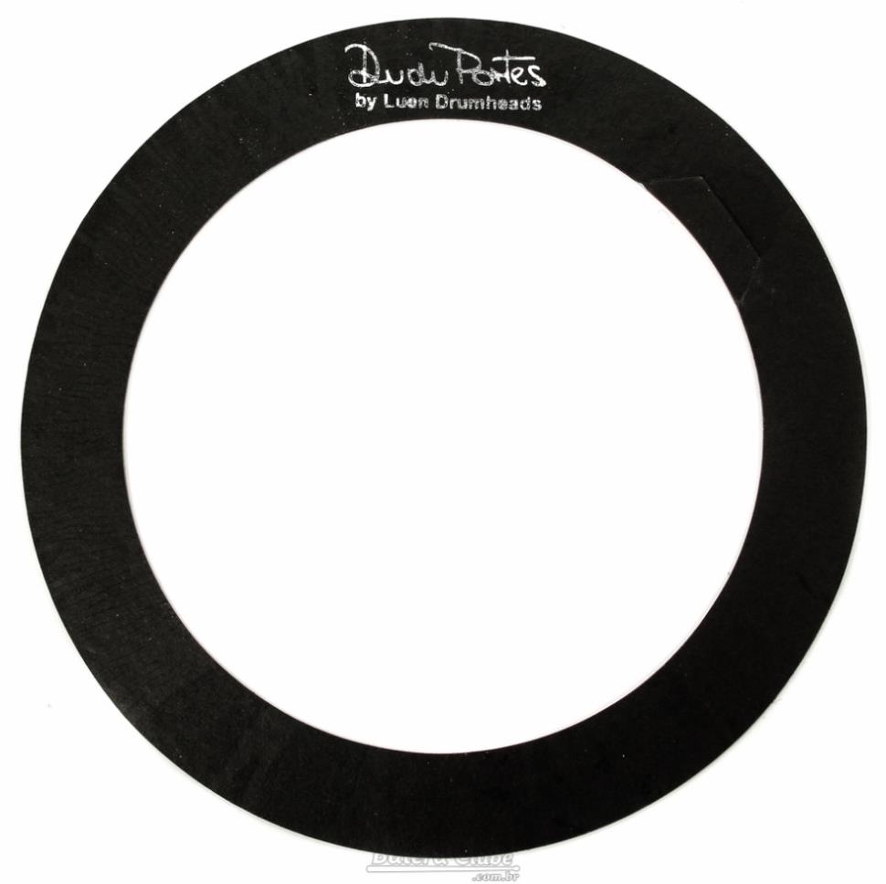 Abafador de Tambores Luen Dudu Portes Muffle Ring Black 08" em EVA p/ colocar sobre a pele (1800608)