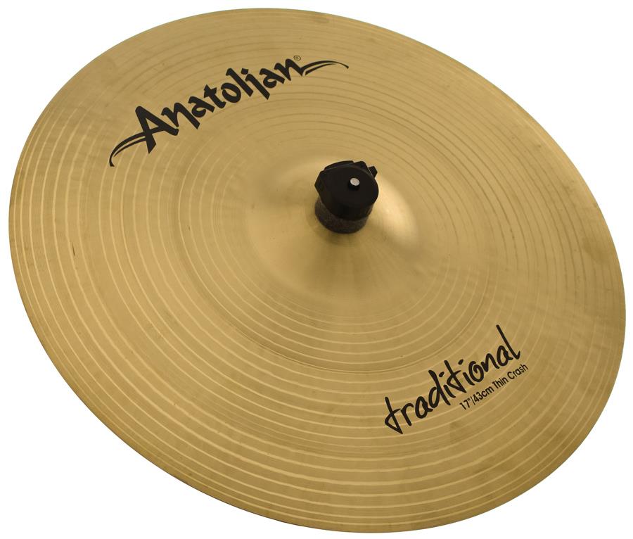 Crash Anatolian Traditional Thin 17" Handmade Turkish
