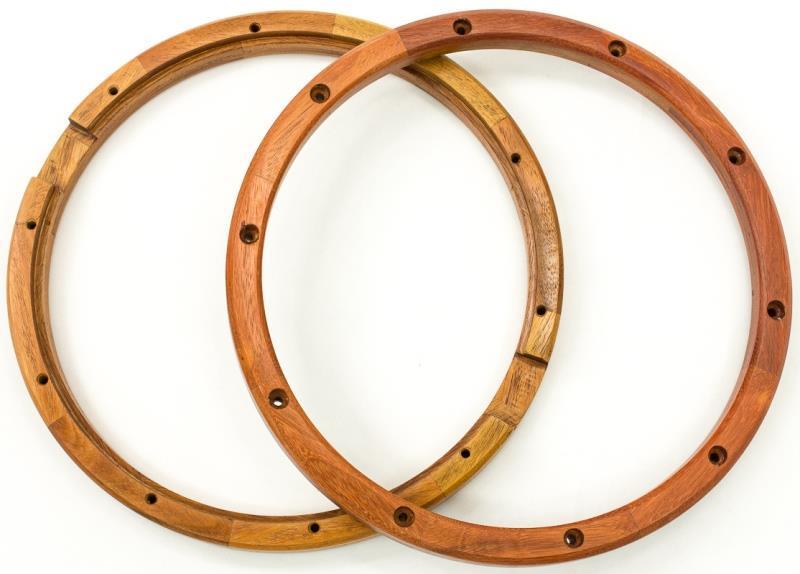 Aros de Madeira Solid Drums 14" com 10 Afinações para Caixa Compatível com Diversas Marcas