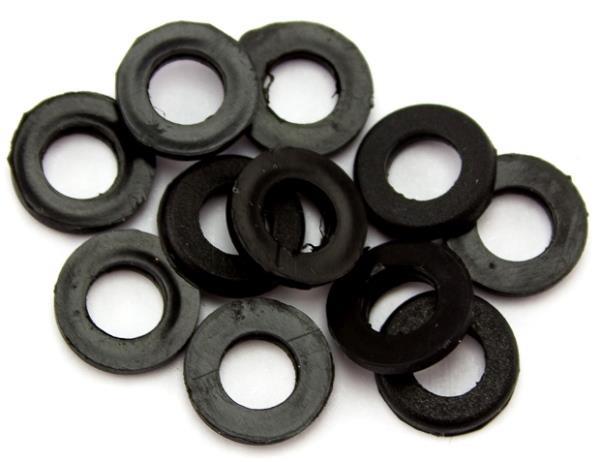 Arruela Torelli TA751 Preta em ABS p/ Parafusos Kit com 10 unidades