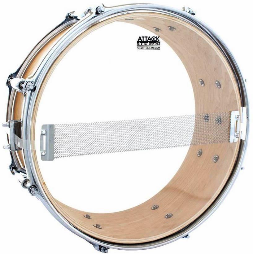 Pele Attack Drumheads Snare Side Hazy Medium 12" SS12M Resposta de Caixa