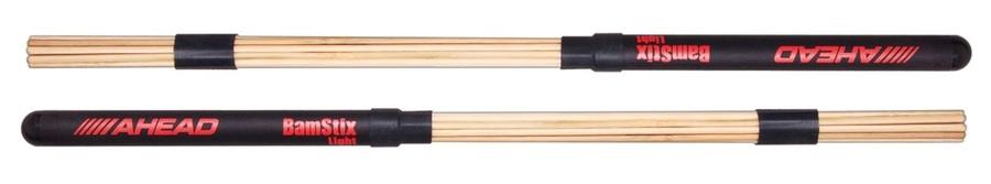 Baqueta Rod Ahead Drumsticks BamStix Light BSL Cerdas de Bambu para tocar com volume mais controlado