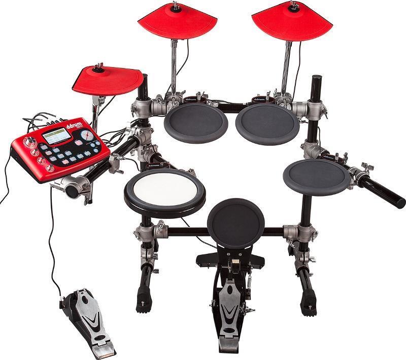 Bateria Eletrônica DDrum DD3X com Pads Dual Zone, Caixa Tri-Zone e Pedal Simples Grátis