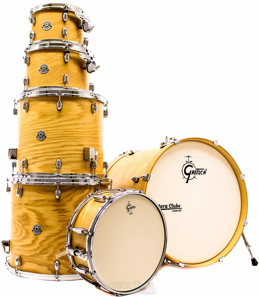 Bateria Gretsch Catalina Signature Alexandre Aposan Satin Natural 22",10",12",16",18" (Shell Pack)