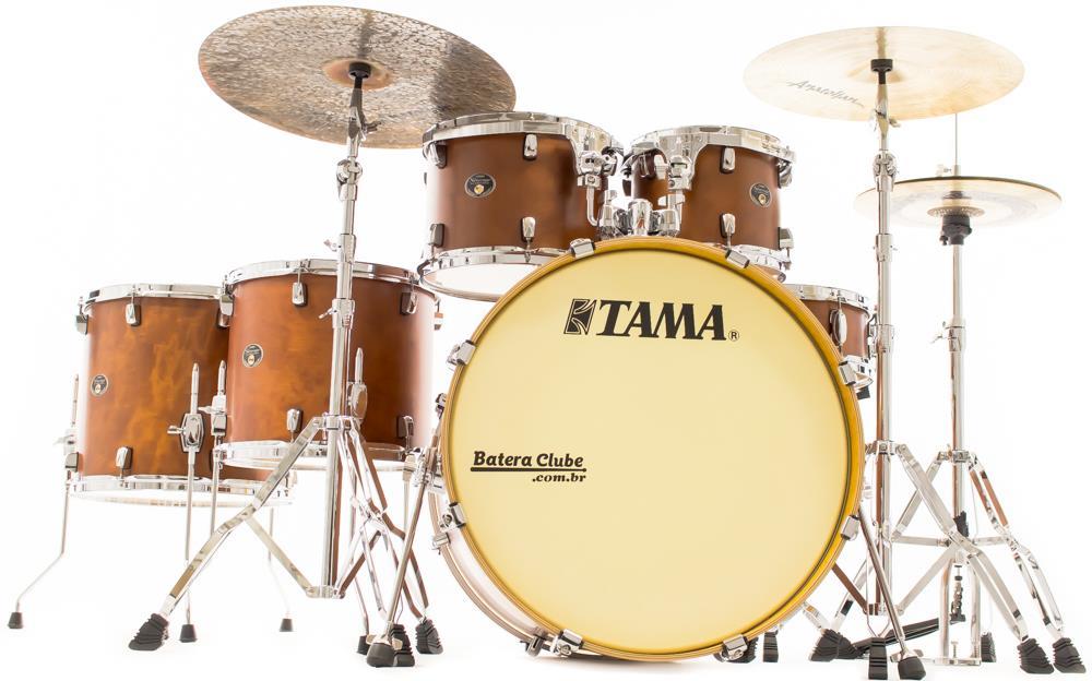 Bateria Tama Silverstar Birch Antique Brown Satin 22",10",12",14",16" (Shell Pack)