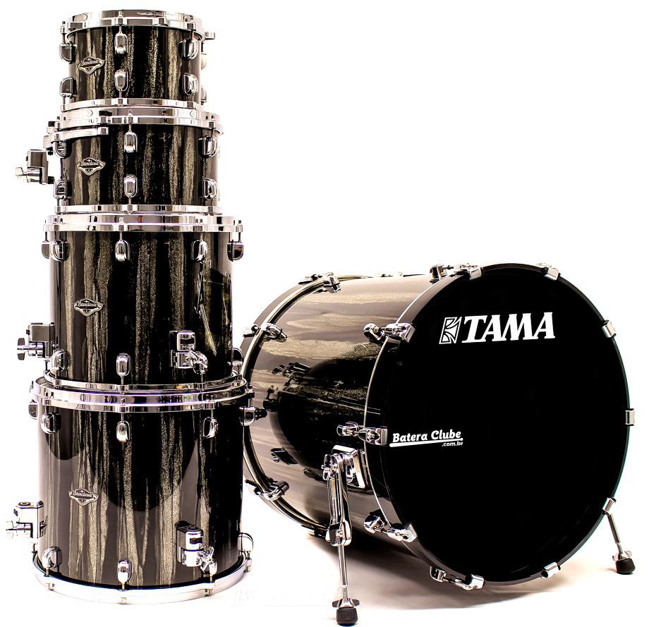 Bateria Tama Starclassic Performer Bubinga Black Clouds Silver 22",10",12",14",16" (Shell Pack)