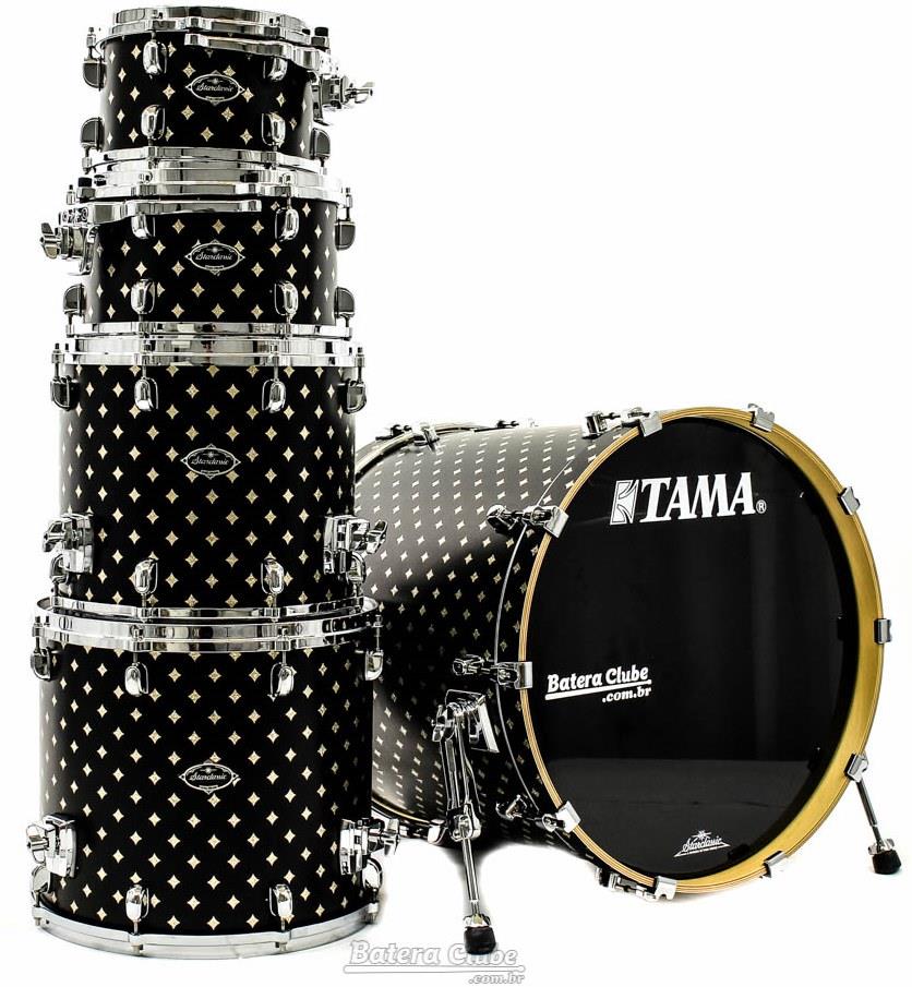 Bateria Tama Starclassic Performer Bubinga Astra Black Diamond 22",10",12",14",16" (Shell Pack)