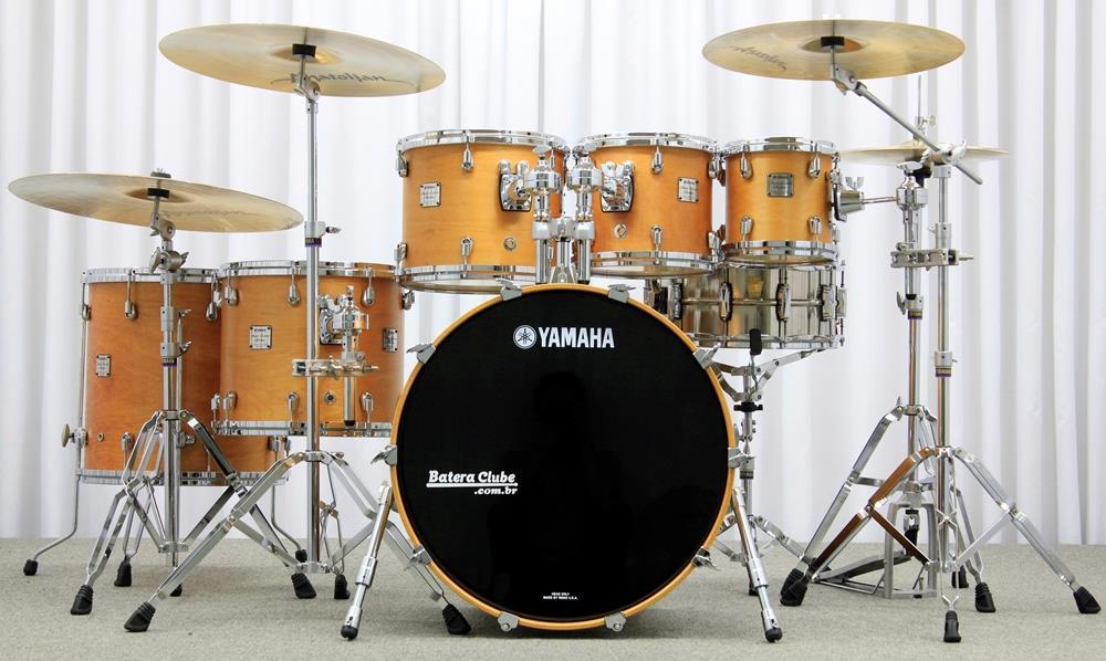 Bateria Yamaha Maple Custom Antique Natural 22",8",10",12",14",16" Made in Japan