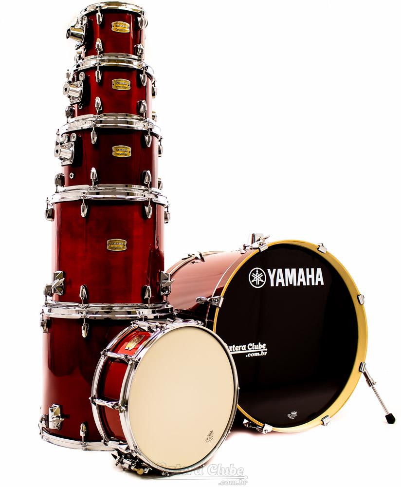 Bateria Yamaha Stage Custom Birch Cranberry Red Lacquer 22",8",10",12",14",16" (Shell Pack)