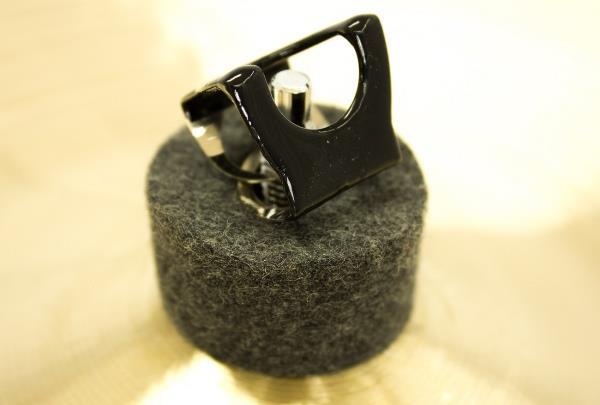 Borboleta Pinch Clip PCB Black Kit com 3 Borboletas para Estante de Prato ou Chimbal