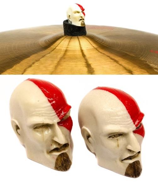 Borboleta Tribal Percussion Kratos God of War (Playstation) p/ Estantes de Prato 8mm com 2 Unidades