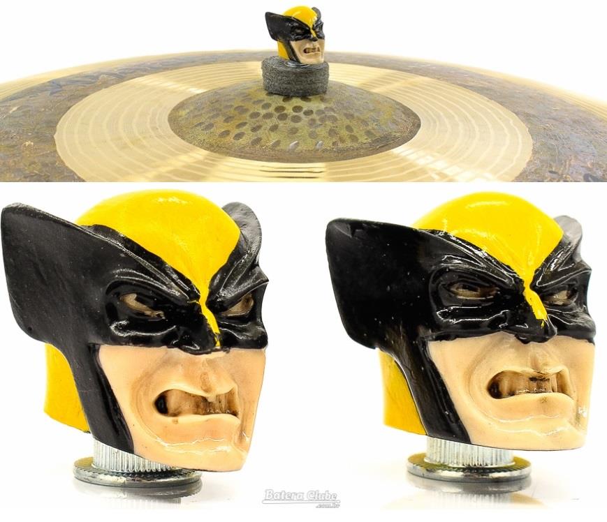 Borboleta Tribal Percussion Wolverine X-Men para Estantes de Prato 8mm Kit com 2 Unidades