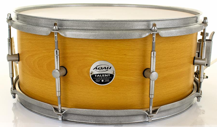 Caixa Adah Talent Series Marfim Ivory 14x6" com Aros 2mm e Casco em Lyptus Saligna BTSC-04102