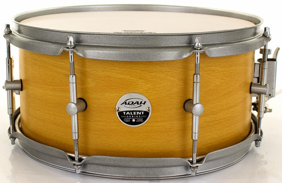 Caixa Adah Talent Series Marfim Ivory 13x6" com Aros 2mm e Casco em Lyptus Saligna BTSC-03102