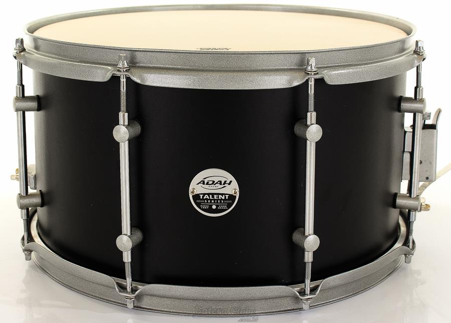 Caixa Adah Talent Series Matte Black 14x8" com Aros 2mm e Casco em Lyptus Saligna BTSC-04322