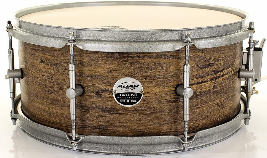 Caixa Adah Talent Series Rustic Wood 14x6" com Aros 2mm e Casco em Lyptus Saligna BTSC-04101