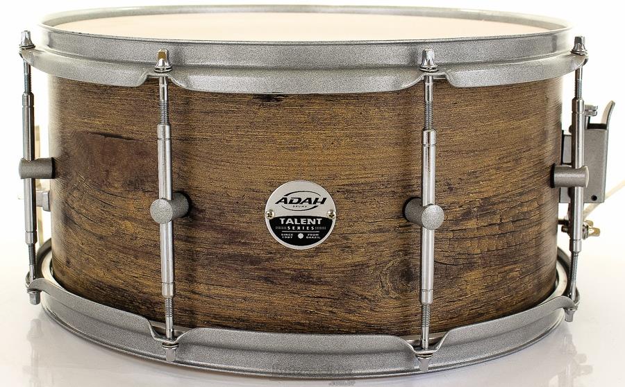 Caixa Adah Talent Series Rustic Wood 14x7" com Aros 2mm e Casco em Lyptus Saligna BTSC-04201