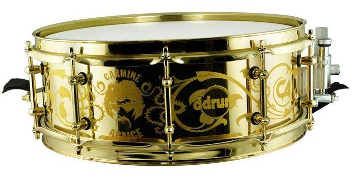 Caixa DDrum Signature Carmine Appice Gold Brass Shell 14x5" (Seminovo)