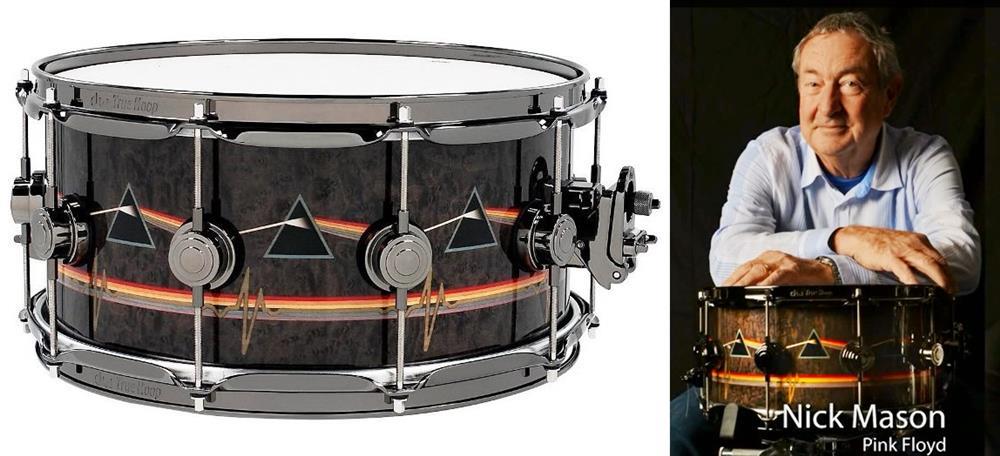 Caixa DW The Legend of The Icon Pink Floyd Nick Mason 14x6,5" Edição Limitada
