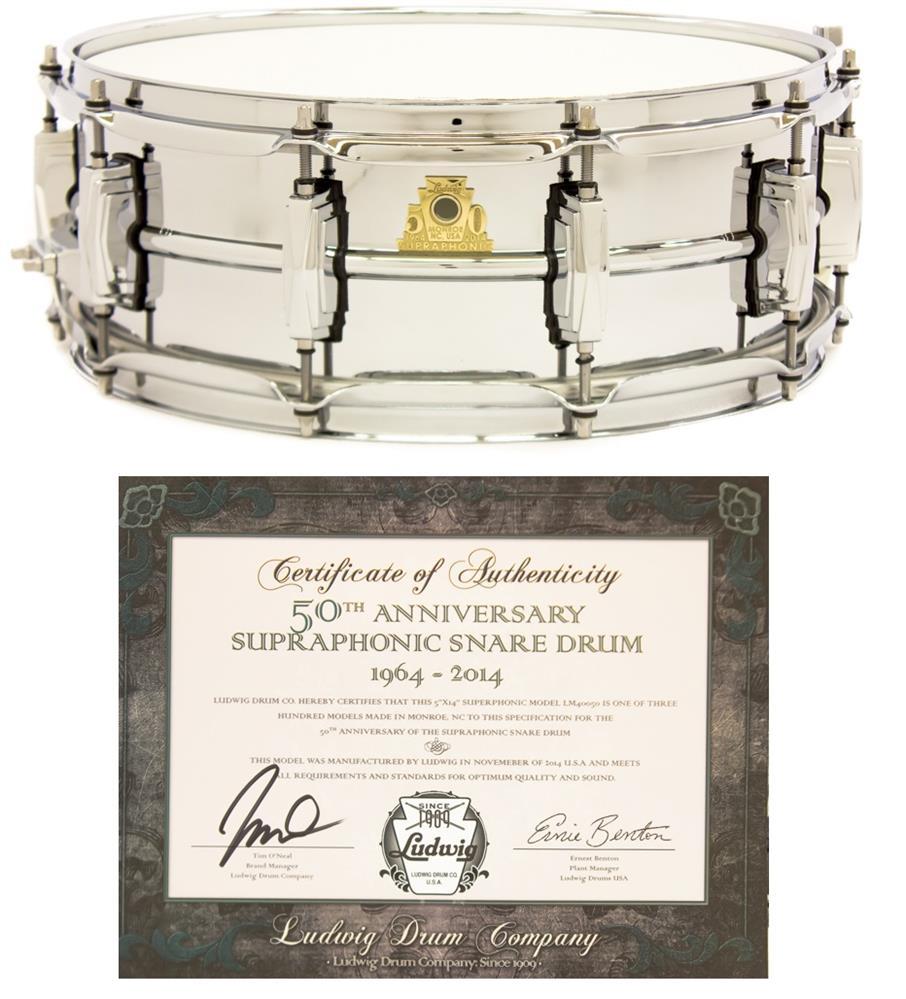 Caixa Ludwig Supraphonic LM400 Limited 50th Anniversary 14x5" Made USA Funk Legend
