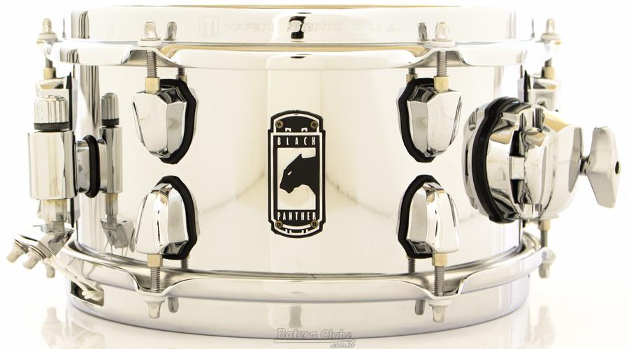 Caixa Mapex Black Panther The Stinger 10x5" Chrome Steel Shell Sonic Saver Hoop