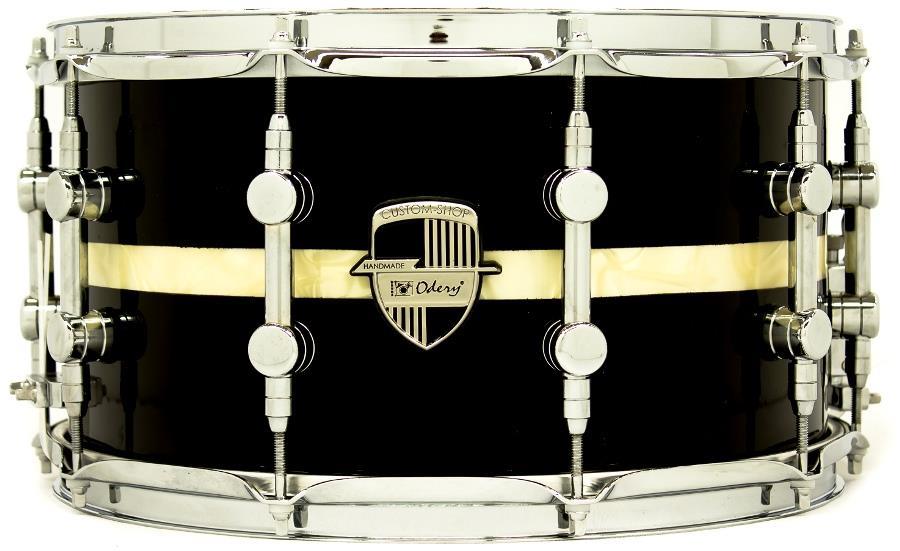 Caixa Odery Custom-Shop Limited Batera Clube Collection Black Caroline 14x8" Casco Teka 22mm