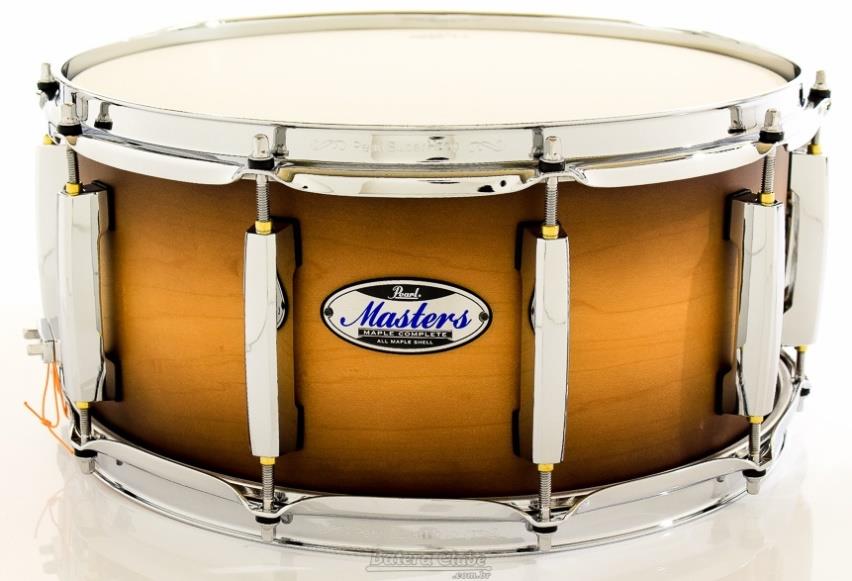 Caixa Pearl Masters MCT Maple Complete Satin Natural Burst 14x6,5" Thin Shell EvenPly-Six