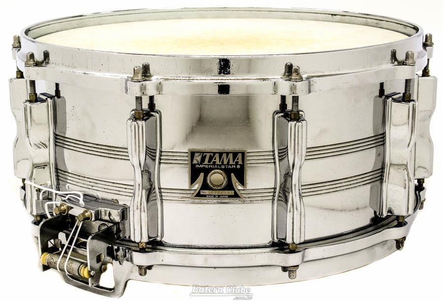 Caixa Tama Imperialstar Mastercraft Steel Shell Die-Cast 14x6,5" (Vintage Década 80)