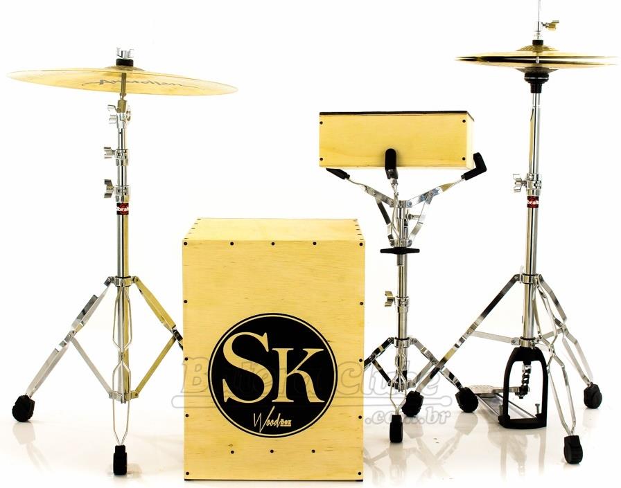 Bateria Wood Box SK Snare Kick