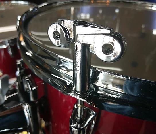 Chave de Afinação DDrum Deluxe DLX Padrão Top com 2 Lados de Afinação e Fixação