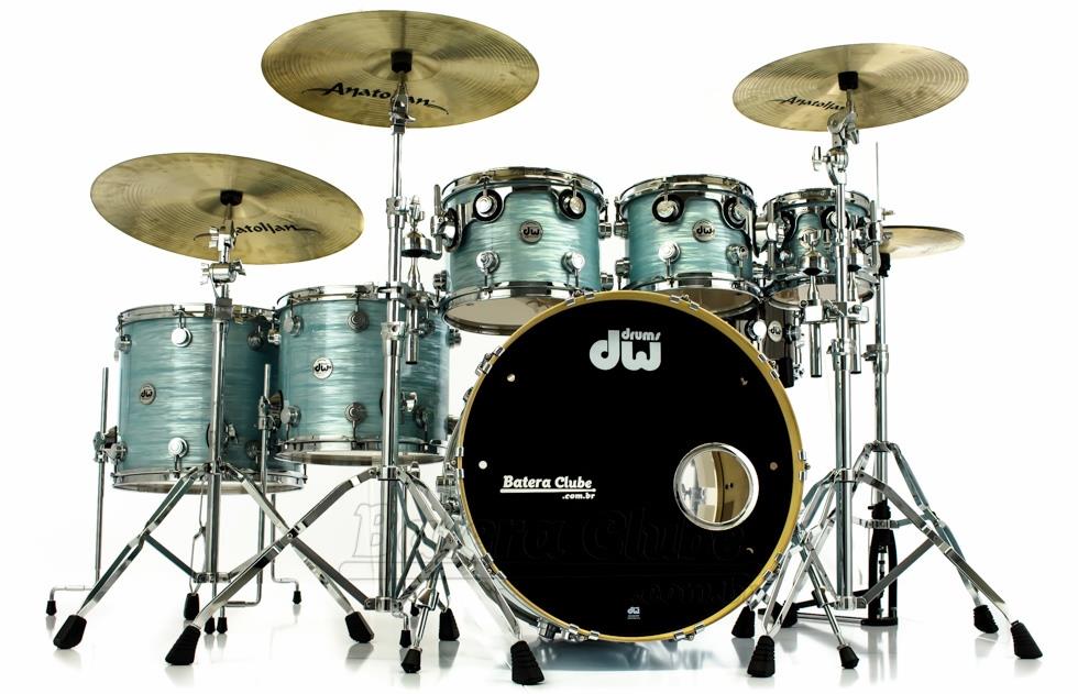 Bateria DW Collectors Pure Maple Pale Blue Oyster 22",8",10",12",14",16" (Shell Pack) Made in USA