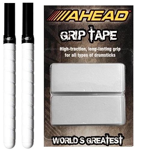 Fita Aderente para Baqueta Ahead Grip Tape White GTW ajuda a não escorregar a baqueta
