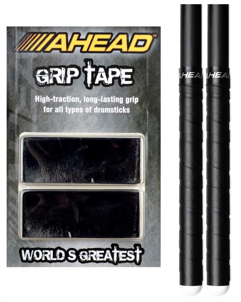 Fita Aderente p/ Baqueta Ahead Grip Tape Black GT ajuda não escorregar a baqueta p/ todas as marcas