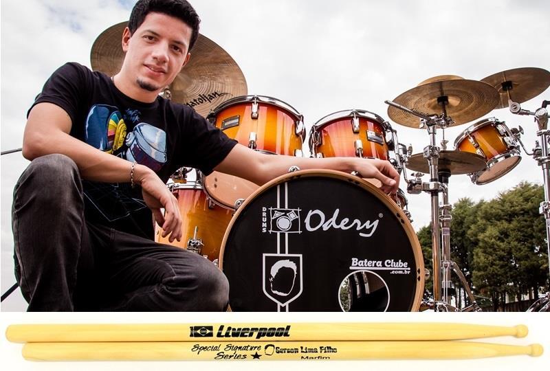 Baqueta Liverpool Special Signature Marfim Gerson Lima Filho (Padrão 5A/5B) Mais Comprida EX-177
