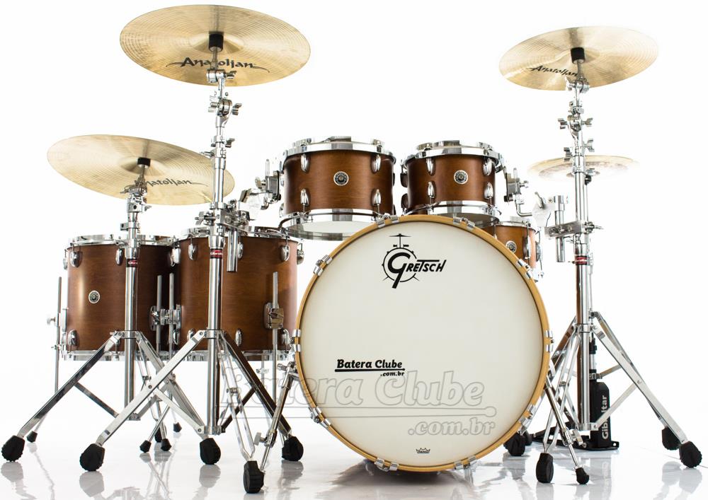 Bateria Gretsch Brooklyn Series Satin Mahogany 22",10",12",14",16" Made in USA