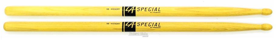 Baqueta Promark LA Special LA5BW Classic American Hickory Padrão 5B Clássica (020456)