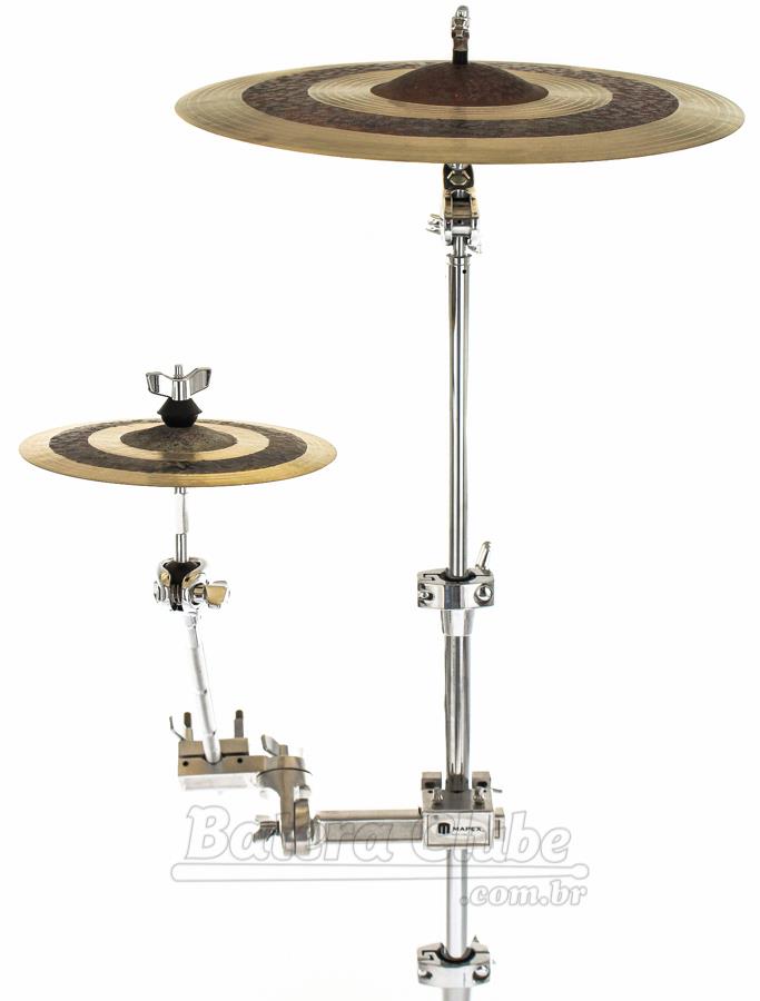 Extensor com Clamp Mapex AC911 com Clamp Articulado para Pratos de 6" a 16" Padrão Top
