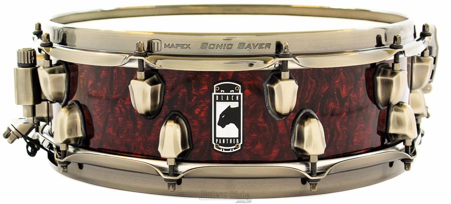 Caixa Mapex Black Panther Signature Russ Miller Versatus 14x4,5" com Autógrafo e CD-MP3 Grátis