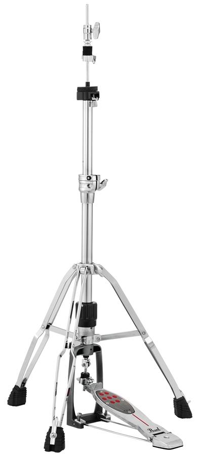 Máquina de Chimbal Pearl H-1050 Eliminator Redline Direct Pull Padrão Top com 3 Pés Giratórios