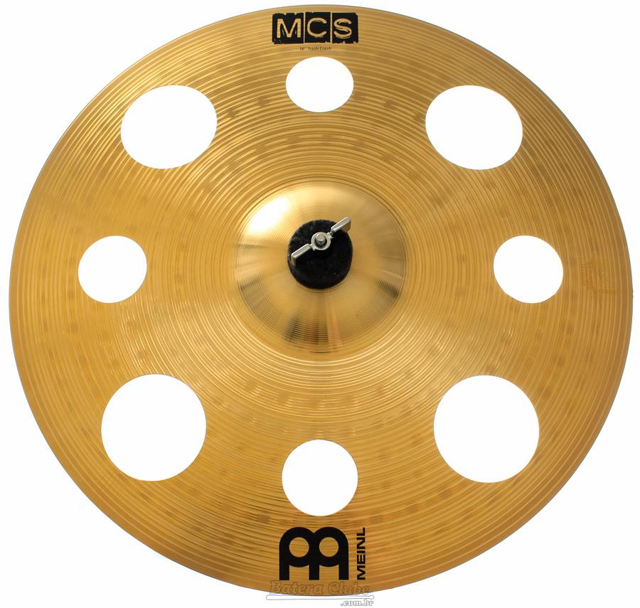 Crash Meinl MCS Trash 16" com 8 Furos (Estilo O-Zone e EFX)