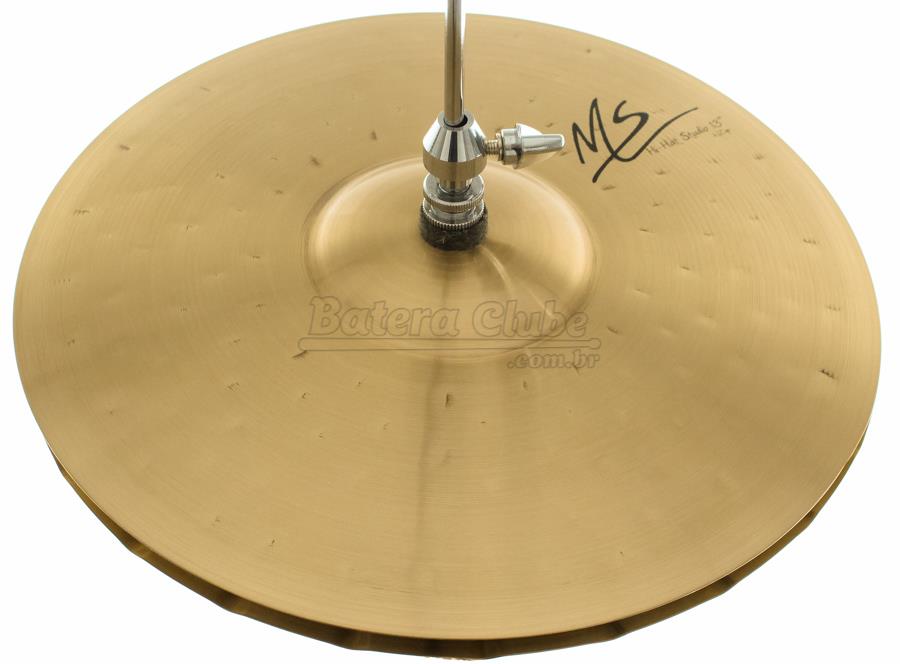 Chimbal Orion MS Hi-Hat Studio 13" MS13HH em Bronze B10 Handmade com Bordas Mastersound