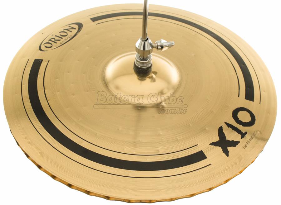 Chimbal Orion X10 Hi-Hat 15" SPX15HH Mastersound em Bronze B10