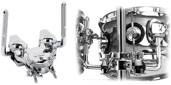 Clamp Holder DW 9000 Duplo DWSM992 hastes de 12,7mm Compatível com DW e Gretsch
