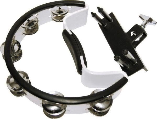 Pandeirola Pearl PTM-10SH com clamp para fixar em hastes das estantes