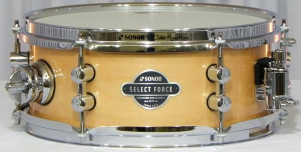 Caixa Sonor Select Maple Natural 12x5" com Caneca de Apoio