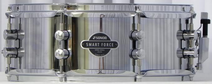 Caixa Sonor Smart Force Steel Shell 14x5,5" com Aros Triple Flange