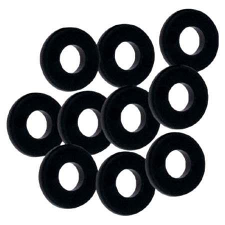 Arruela Gibraltar SC-SSW de ABS Preta p/ Parafusos Kit com 10 Unidades (020161)