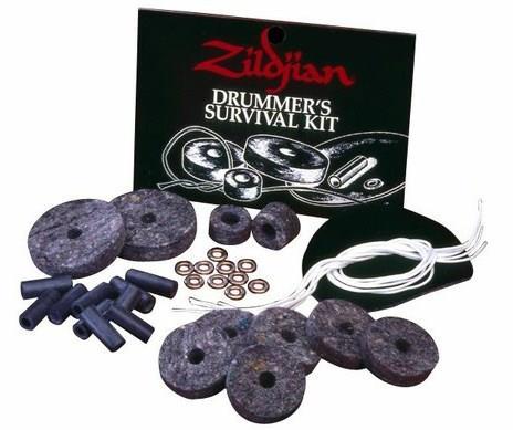 Kit SOS Zildjian Survival Kit P0800 Peças de Reparo com Feltros, Pad Kick, Cordinhas, Arruelas