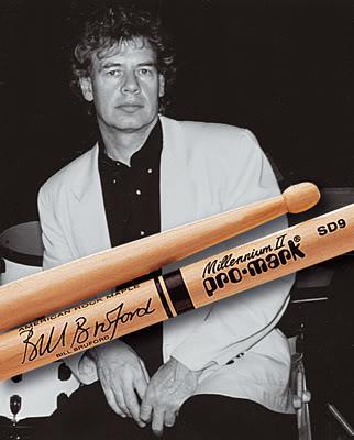 Baqueta Promark Signature Bill Bruford SD4W "Padrão 7A" em Sugar Maple (020445)