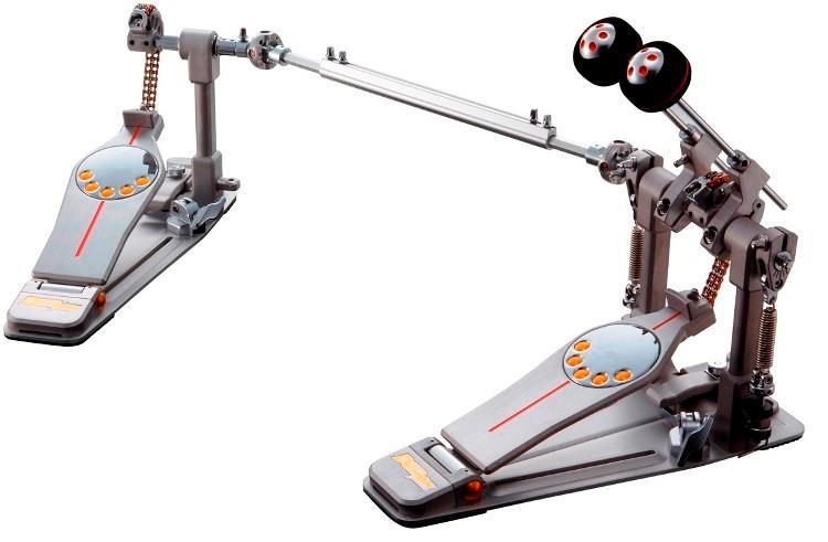 Pedal Duplo Pearl P-3002C Demon Drive Longboard Dual Chain com Case